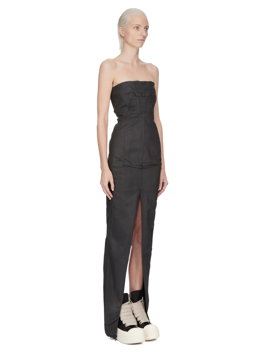 DS01F4514_SDBK_09 | SLICED BUSTIER DRESS - Image 2