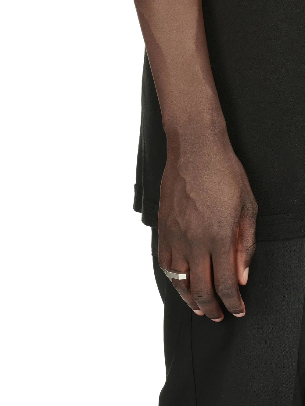 RJ0000046_SLV_128 | BEVELED RING - Image 5